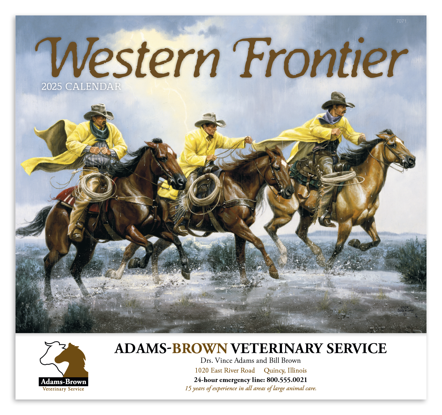 Good Value™ Western Frontier - Stapled Calendar 4