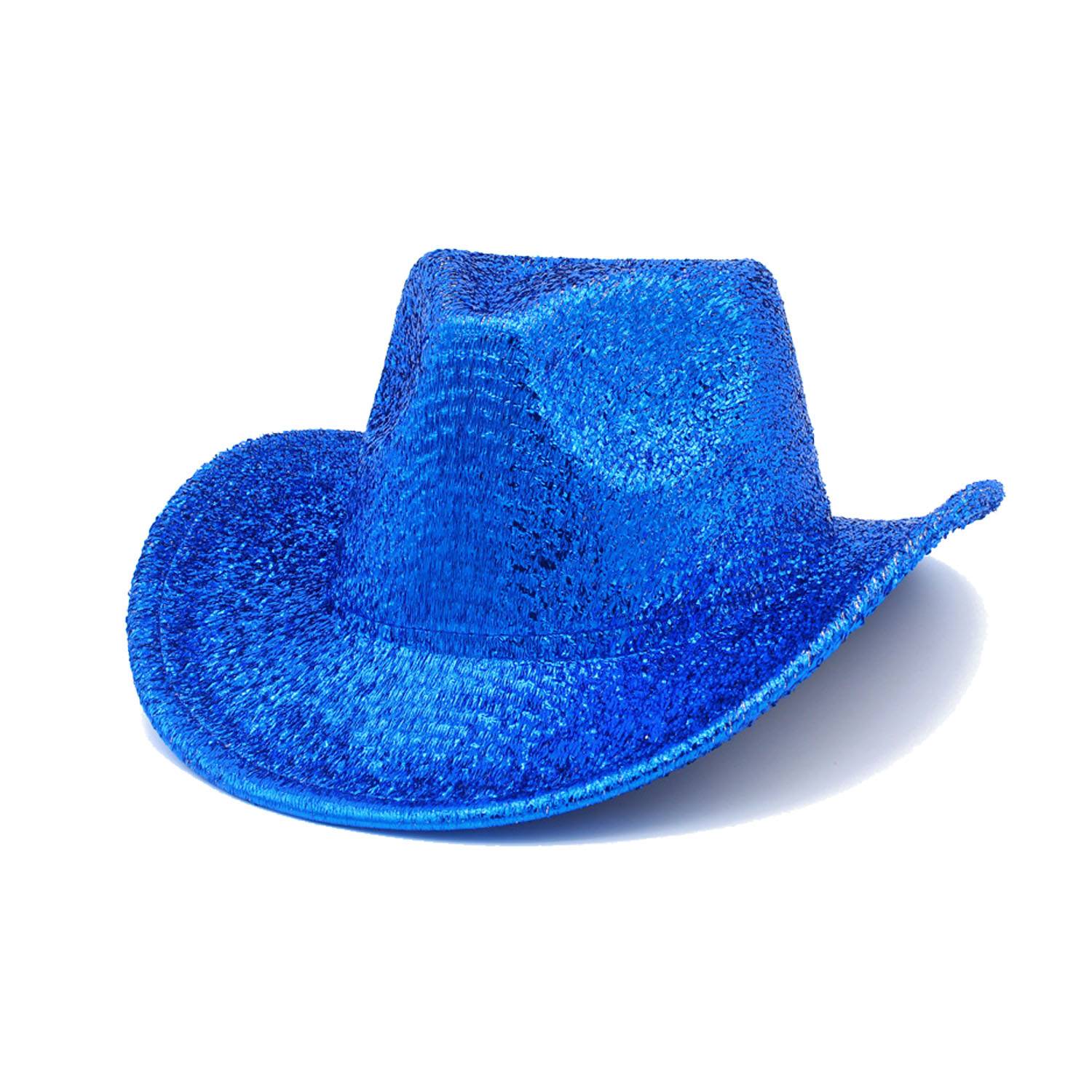 Lightweight Holographic Cotton Party Cowboy Hat 7
