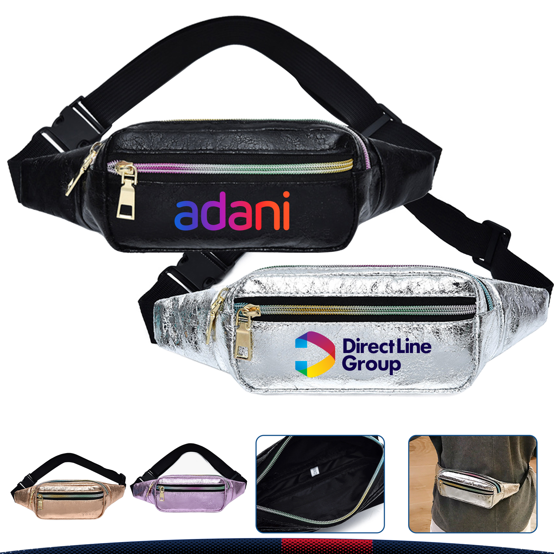 PU Shiny Fanny Pack 4
