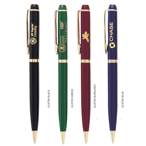 Glisten Brass Twist Pen 2