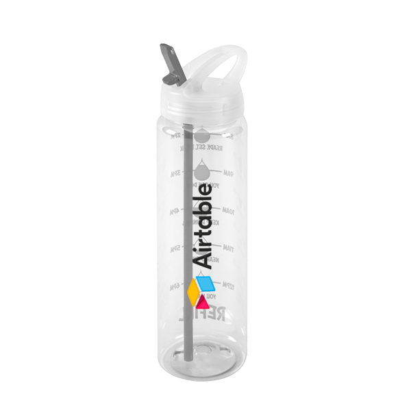Water Bottle with Flip Up Spout & Hydration Mark  - 32 Oz. 17