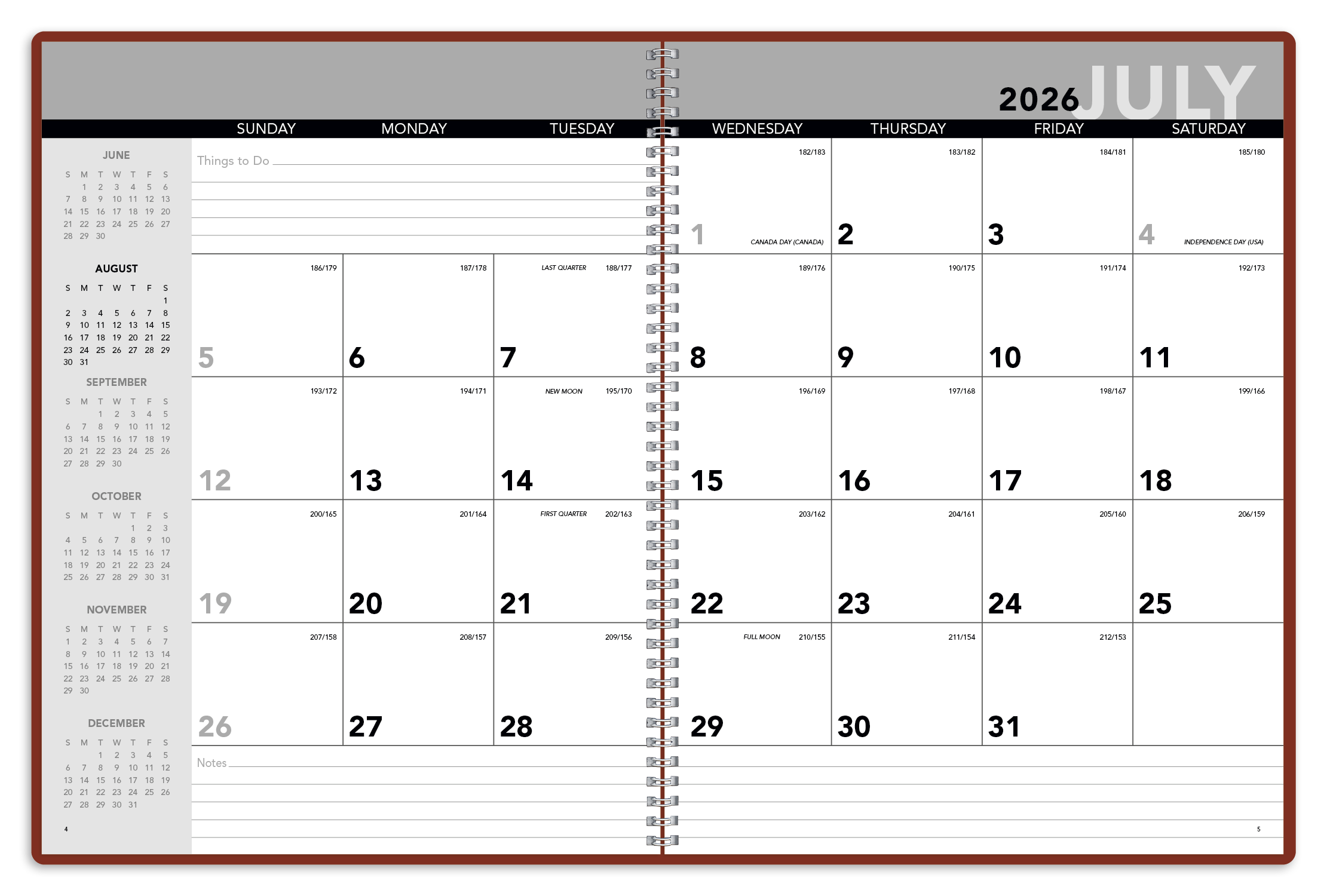 Triumph® Calendars Academic Monthly Planner 145