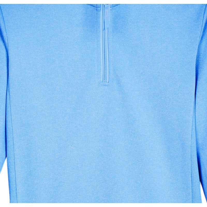 UltraClub Ladies' Coastal Pique Fleece Quarter-Zip 10