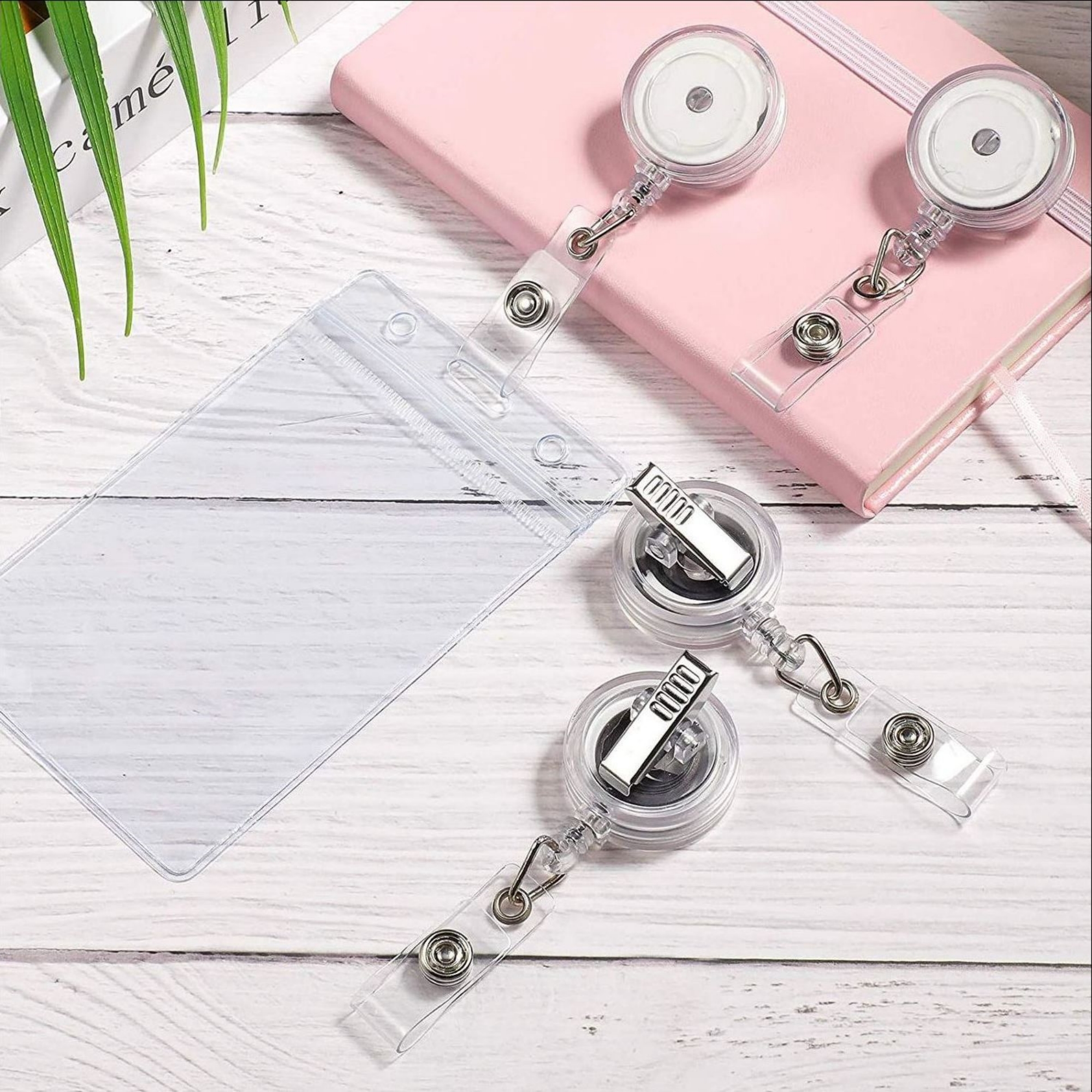 Clear Retractable Badge Reel 4