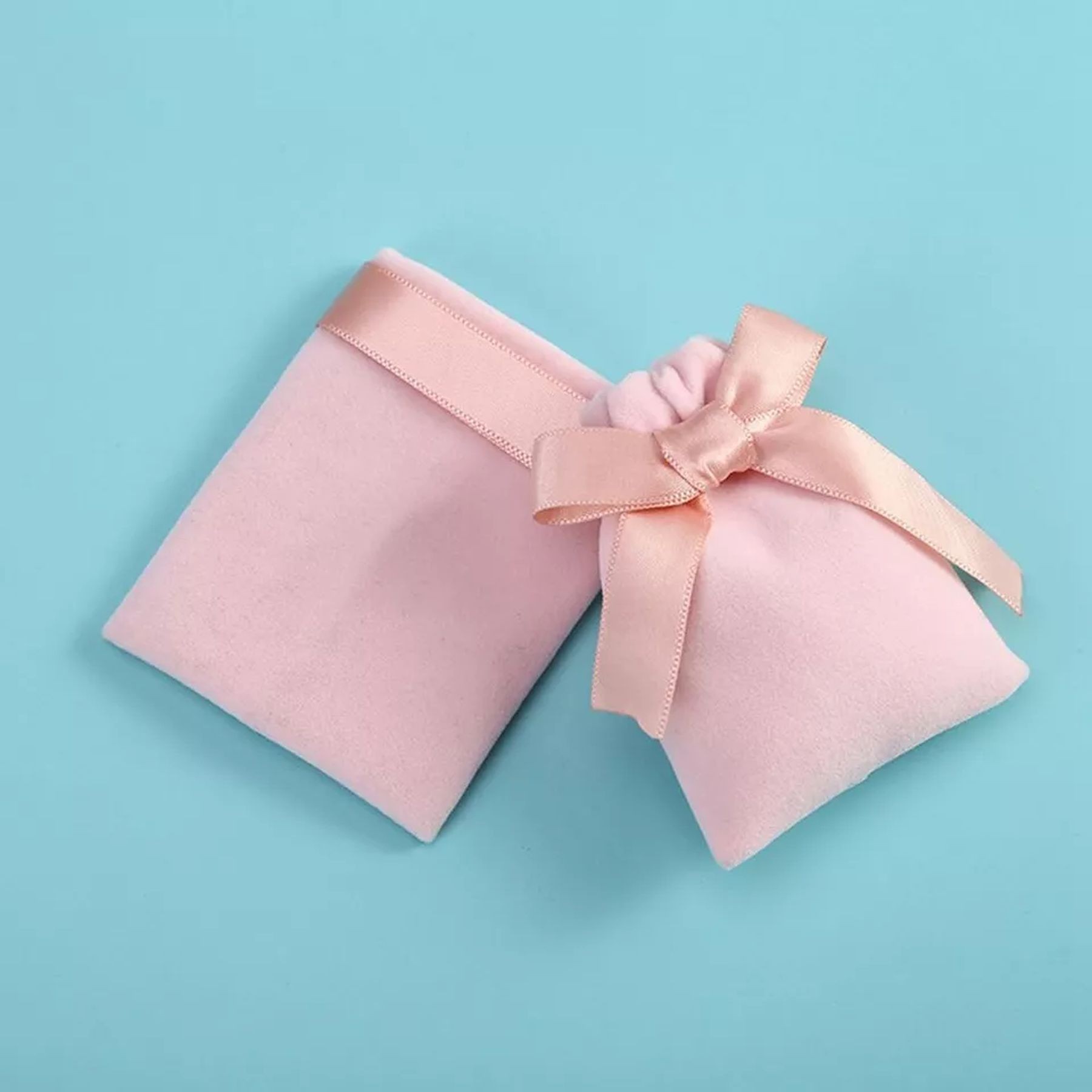 Small Plush Jewelry Bags With Drawstring 13