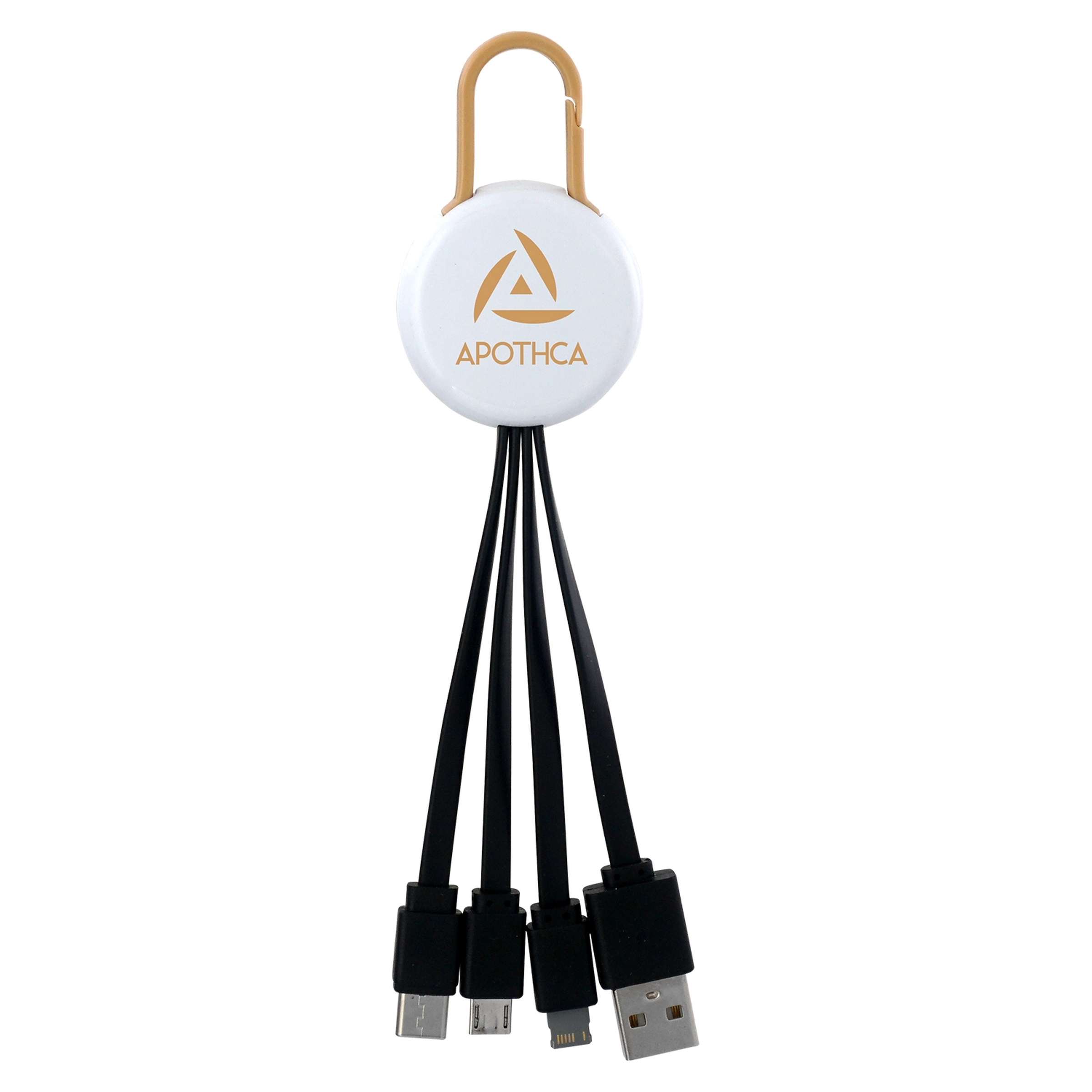 WHITE COLORFUL CLIP 3 IN 1 CHARGING CABLE 15