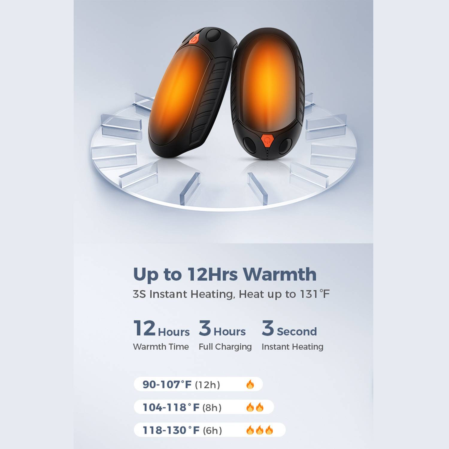 Two-in-one Split Hand Warmers Rechargeable 5