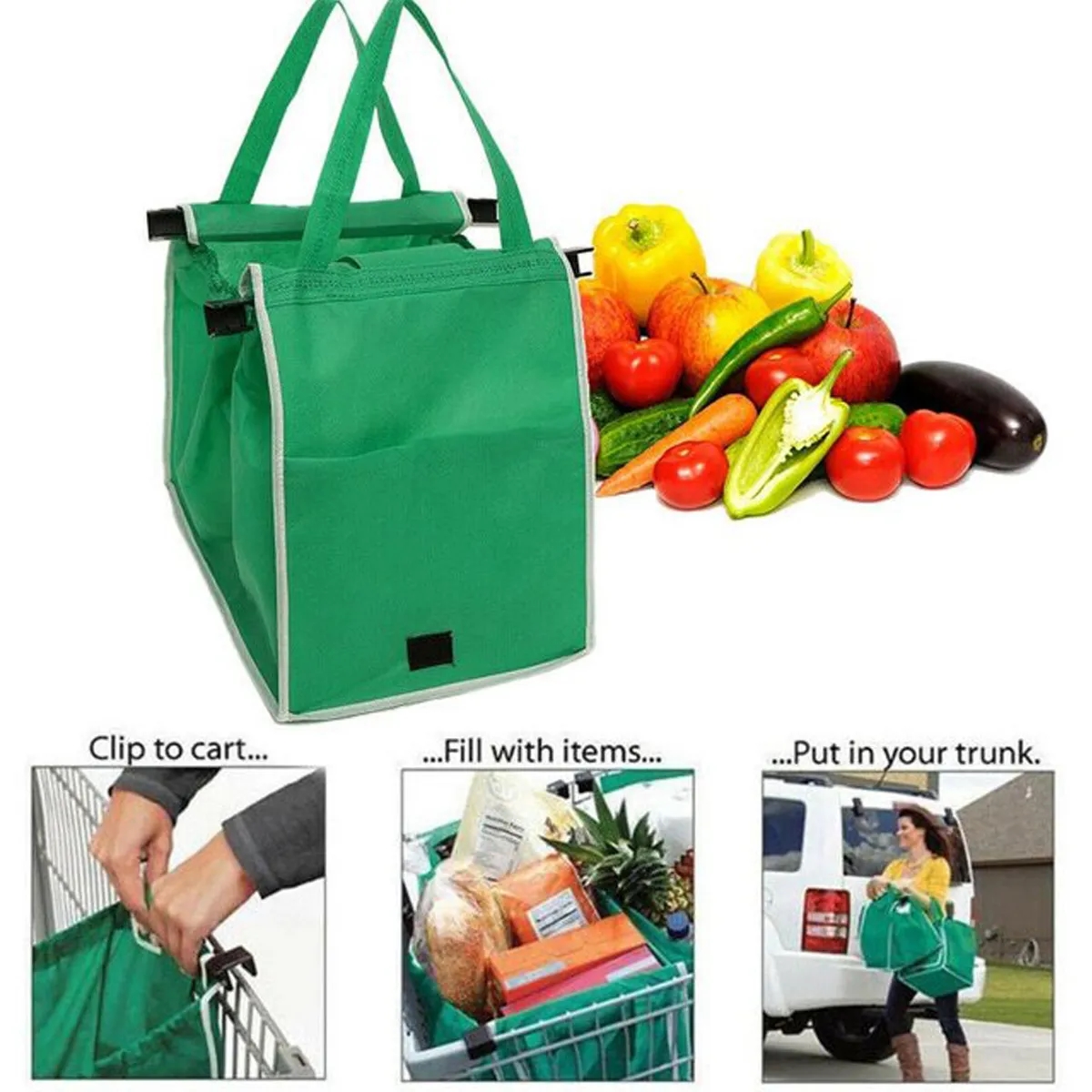 Foldable Reusable Recyclable Supermarket Shopping Bag 5