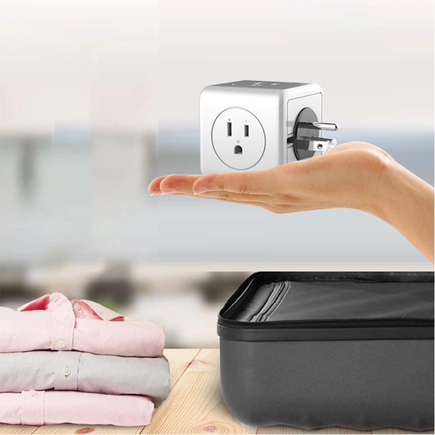 Usb Wall Charger Surge Protector Wireless 4 Outlet 2