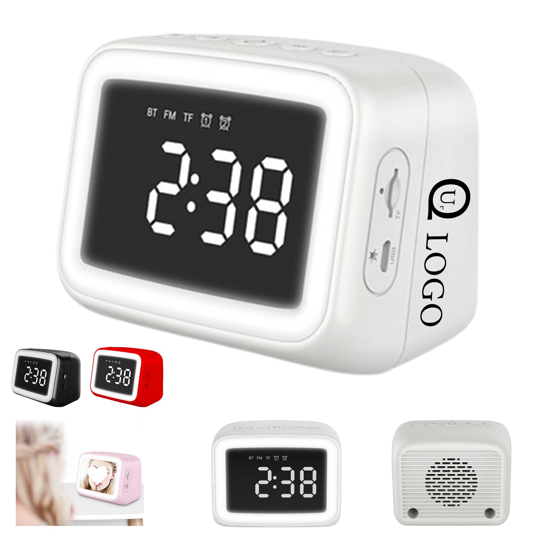 Usb Led Multifunction Alarm Clock