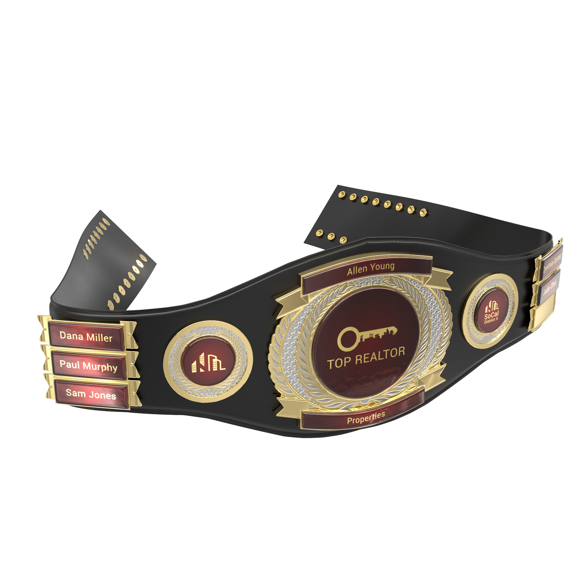 Express Vibraprint® Perpetual Championship Award Belt- Mixed 6