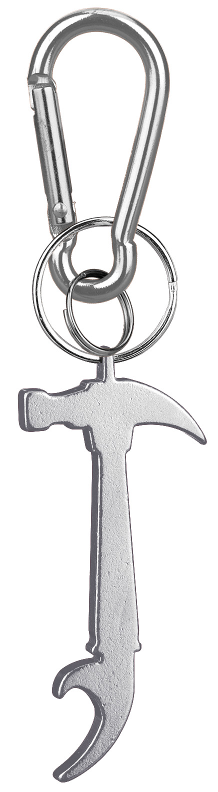 Hammer Shaped Bottle Opener Key Holder and Carabiner 3