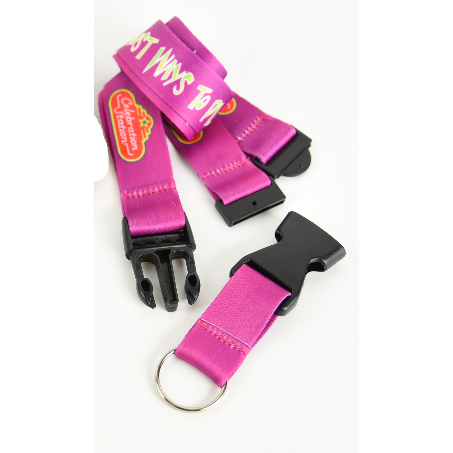 1" Dye Sublimation Lanyards with Buckle Release 1