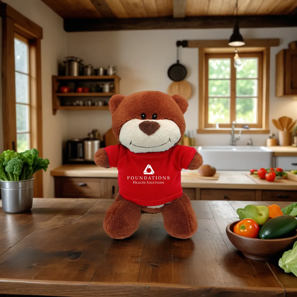 10" Smiling Face Brown Bear 9
