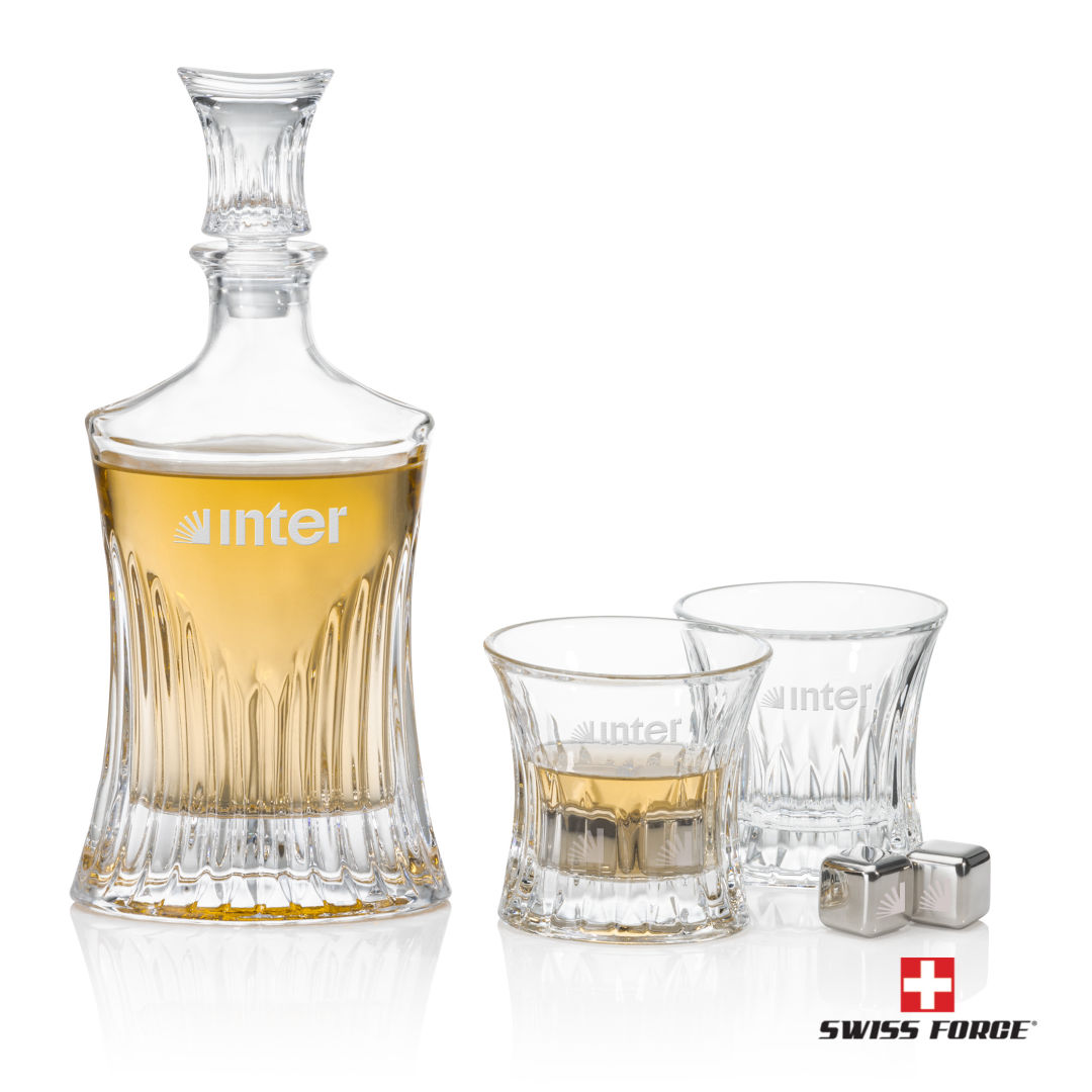 Langstaff Decanter Set & Ice Cubes