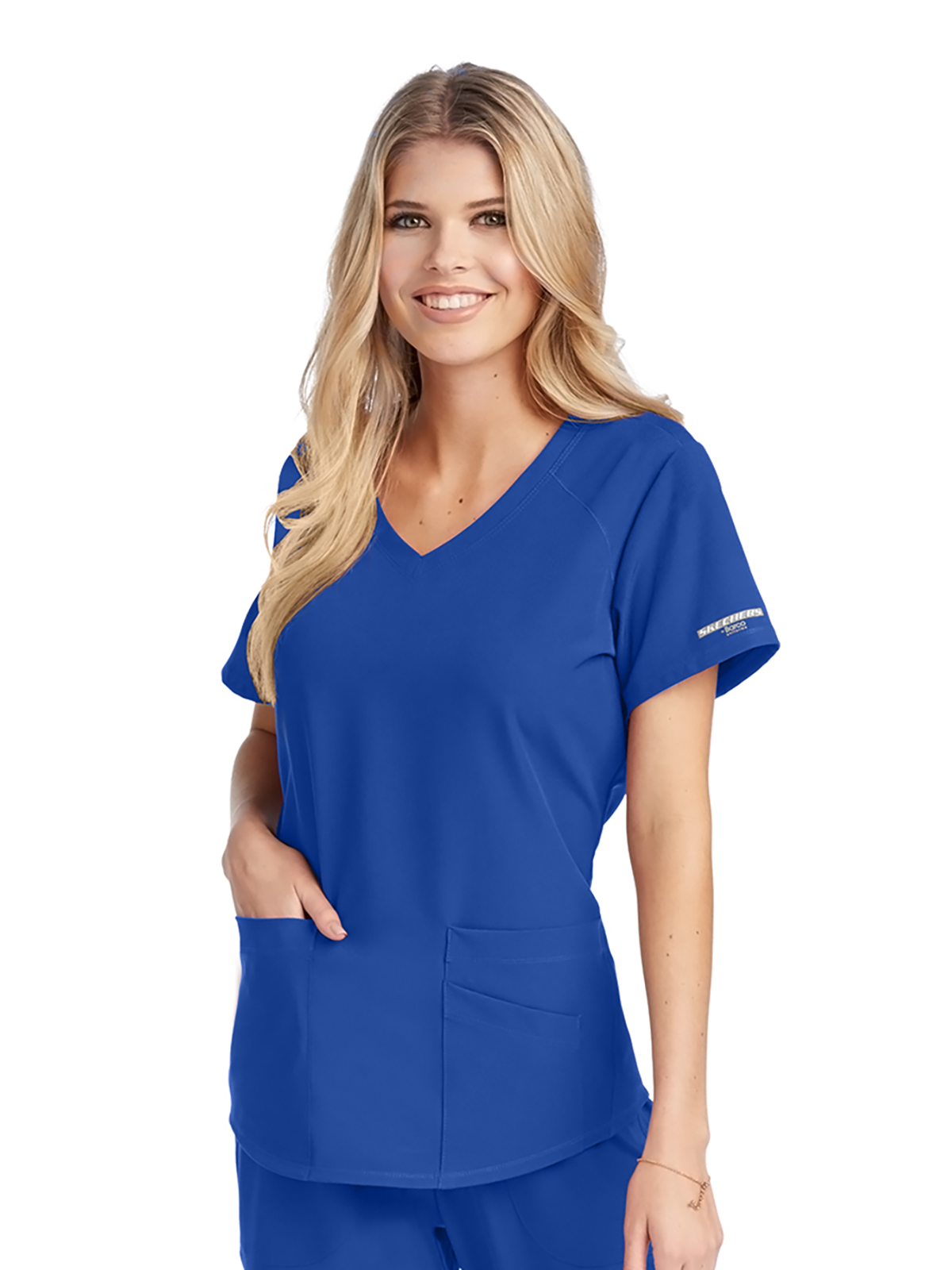 Skechers - Women's Three-Pocket Curved V-Neck Breeze Scrub Top 50