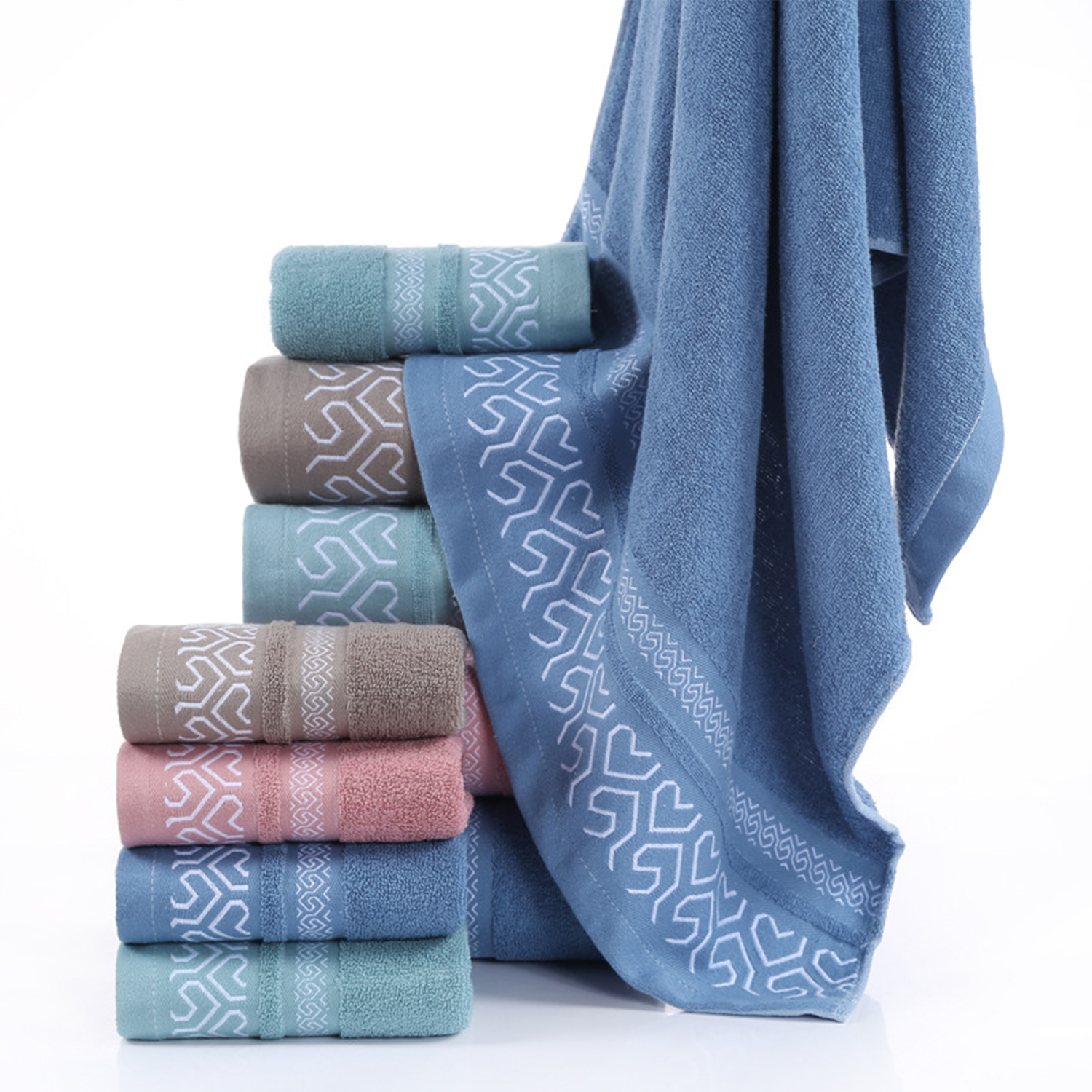 Soft Absorbent Cotton Bath Towel 4