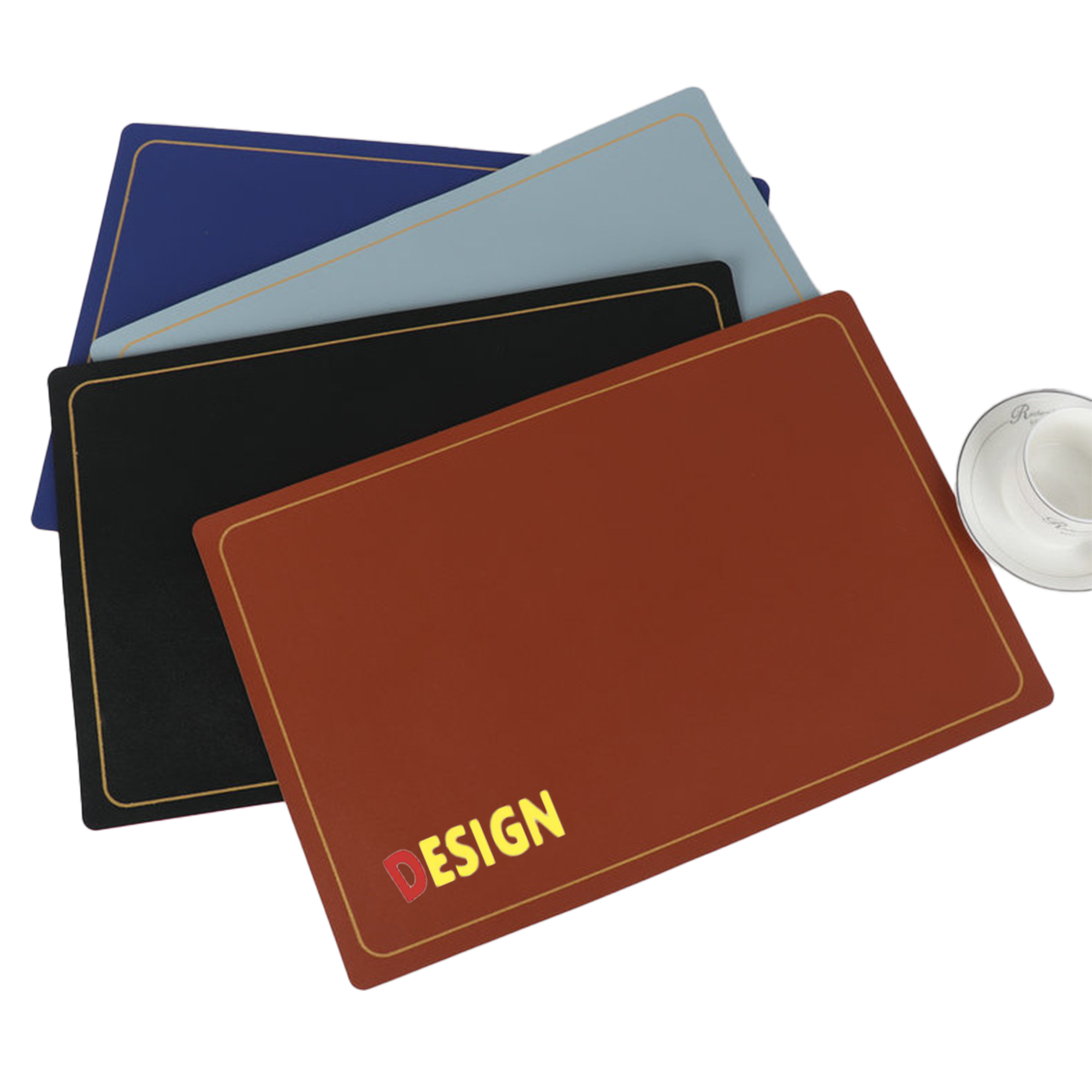 Modern Faux Leather Dining Placemat 2