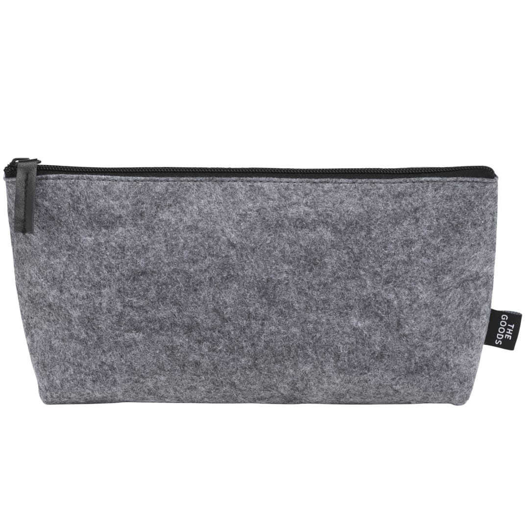 THE GOODS™ Recycled Felt Zippered Pouch 12