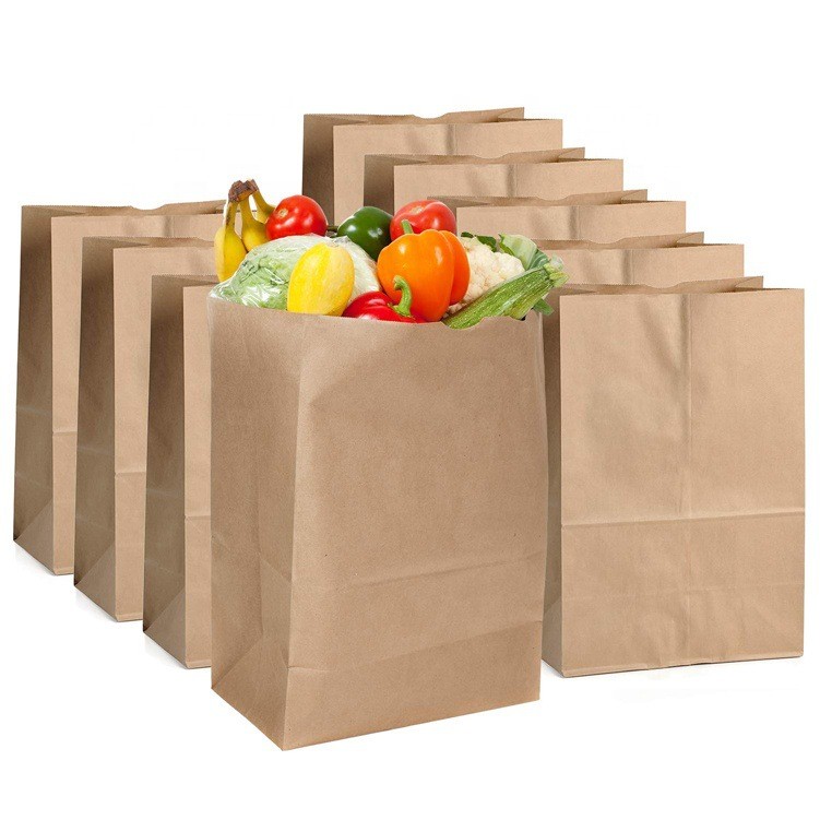 Kraft Paper Grocery Bag