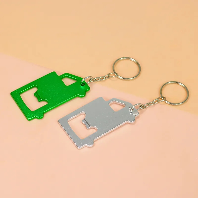 Truck Shape Bottle Opener Keychain 4