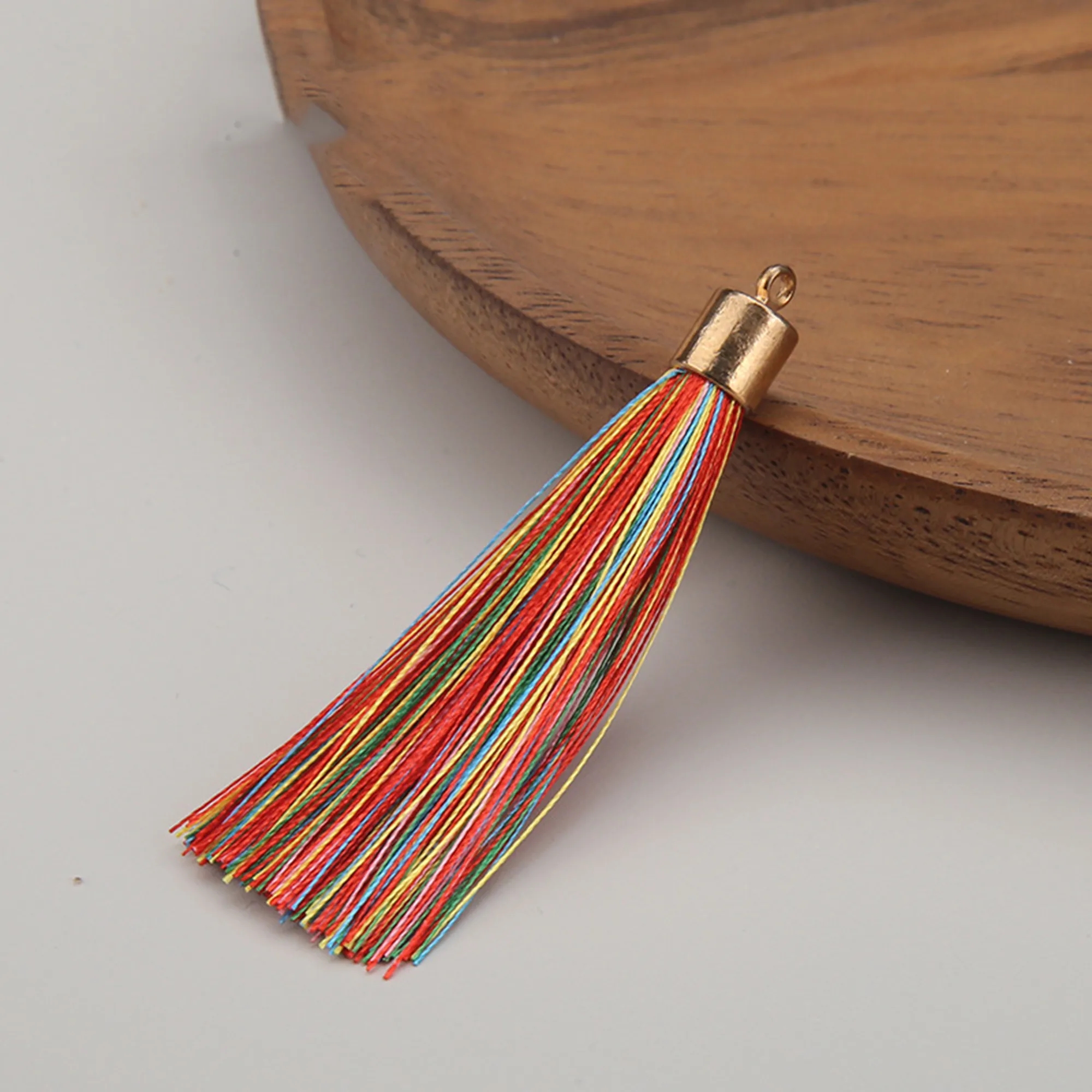 Custom Logo Metal Cap Tassel Accessory 5