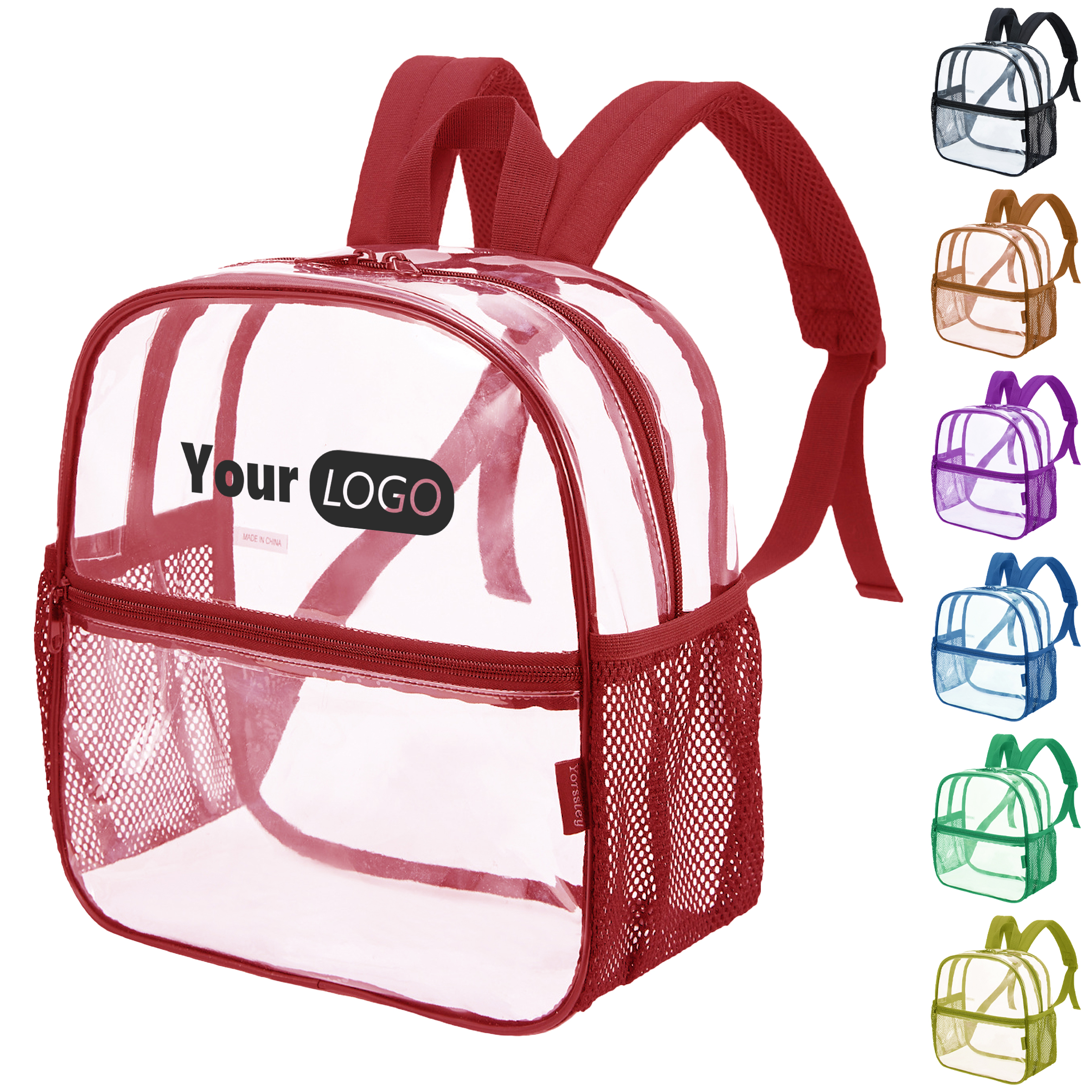 Pvc Transparent Backpack For Security And Branding 2