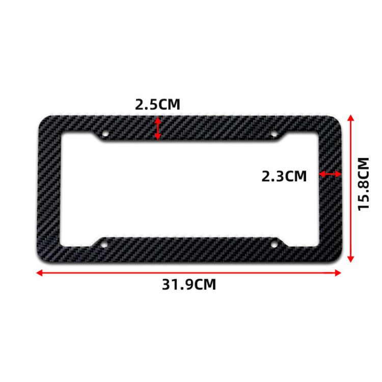Carbon Fiber License Plate Frames 2