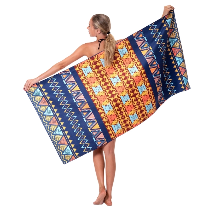 Custom Printed Sand Free Beach Towel - 31.5'' x 63'' 3