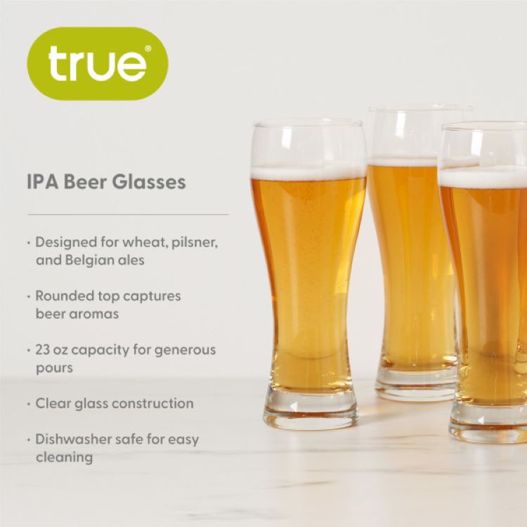 True® Wheat Beer Glass, set of 4 9