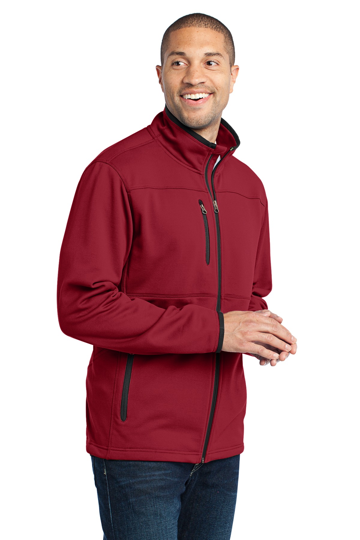 Port Authority Pique Fleece Jacket. F222 15
