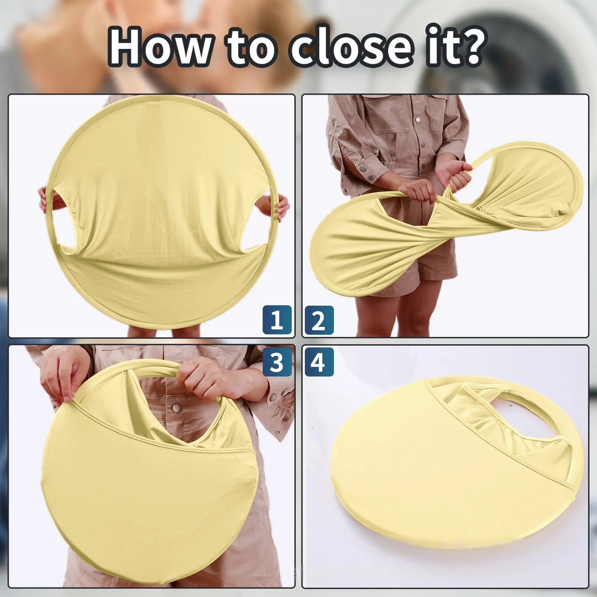 Foldable Portable Dirty Clothes Storage Basket 12