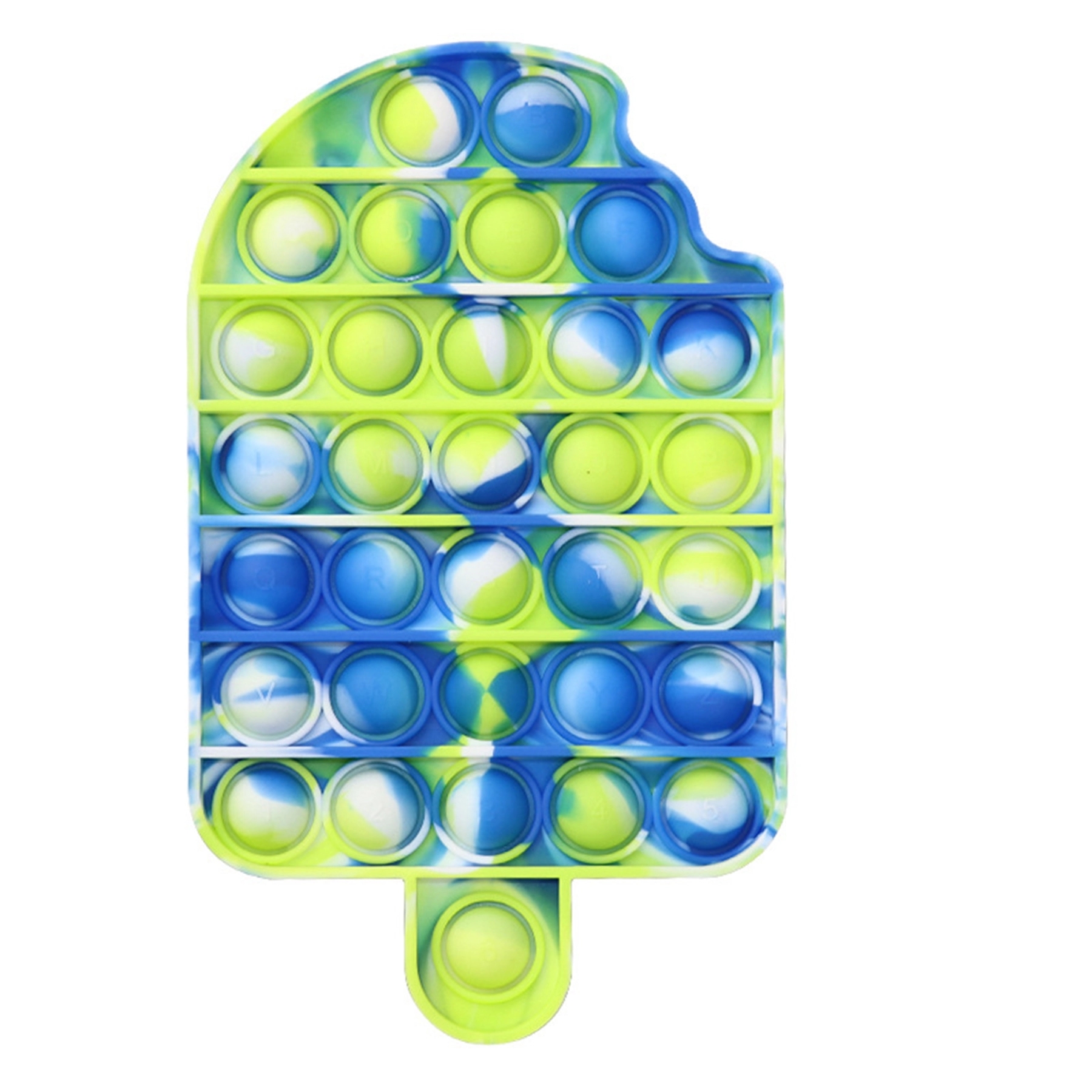 Ice Cream Shape Push Pop Bubble Toy 5