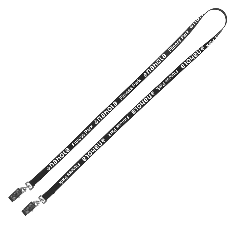 "CULVER" 3/4" Width Dual Attachment Silkscreen Polyester Lanyard 12