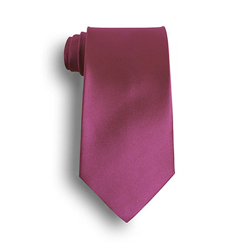 Fuchsia Pink Silk Tie 1