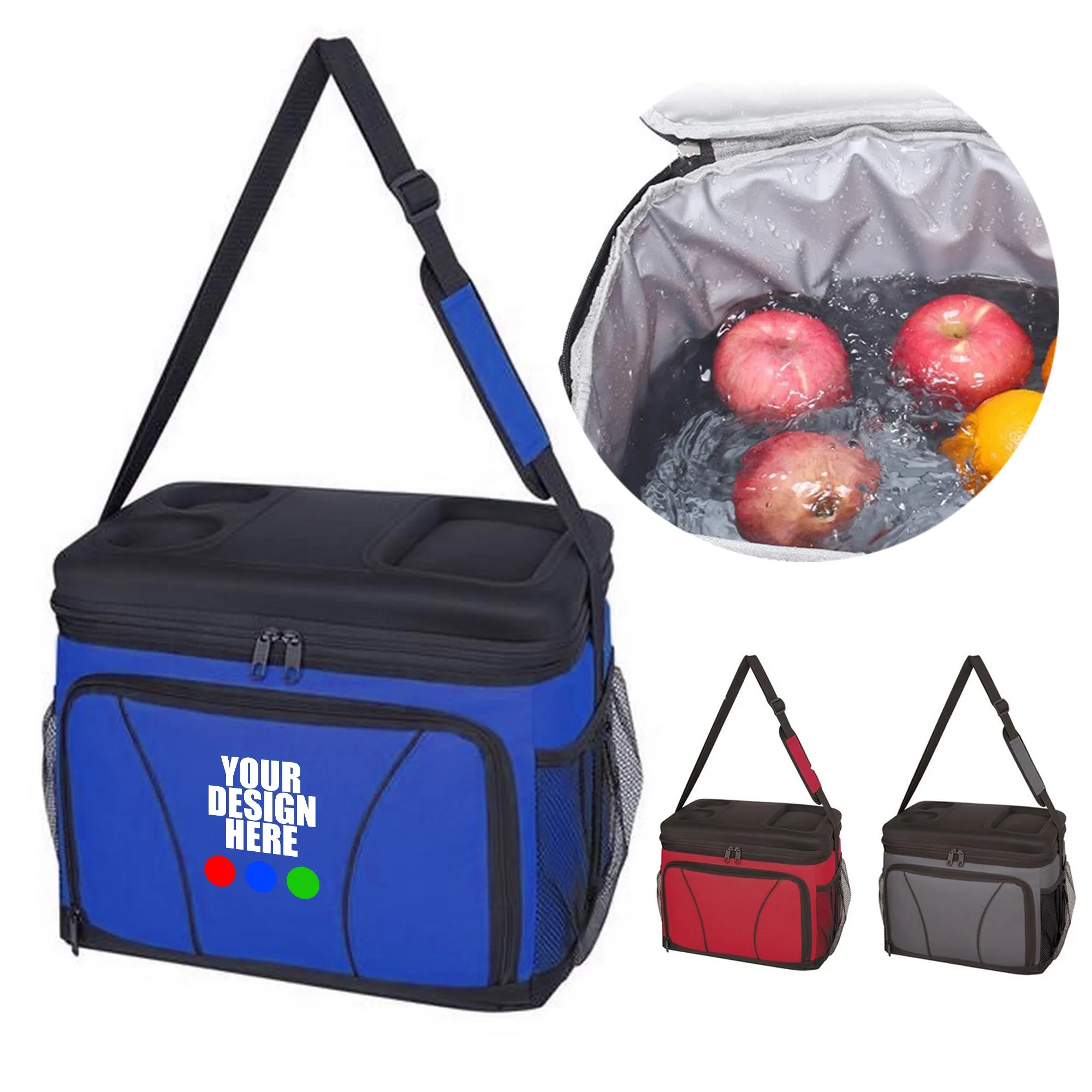 Crossbody Waterproof Cooler Bag w/ Strap 3