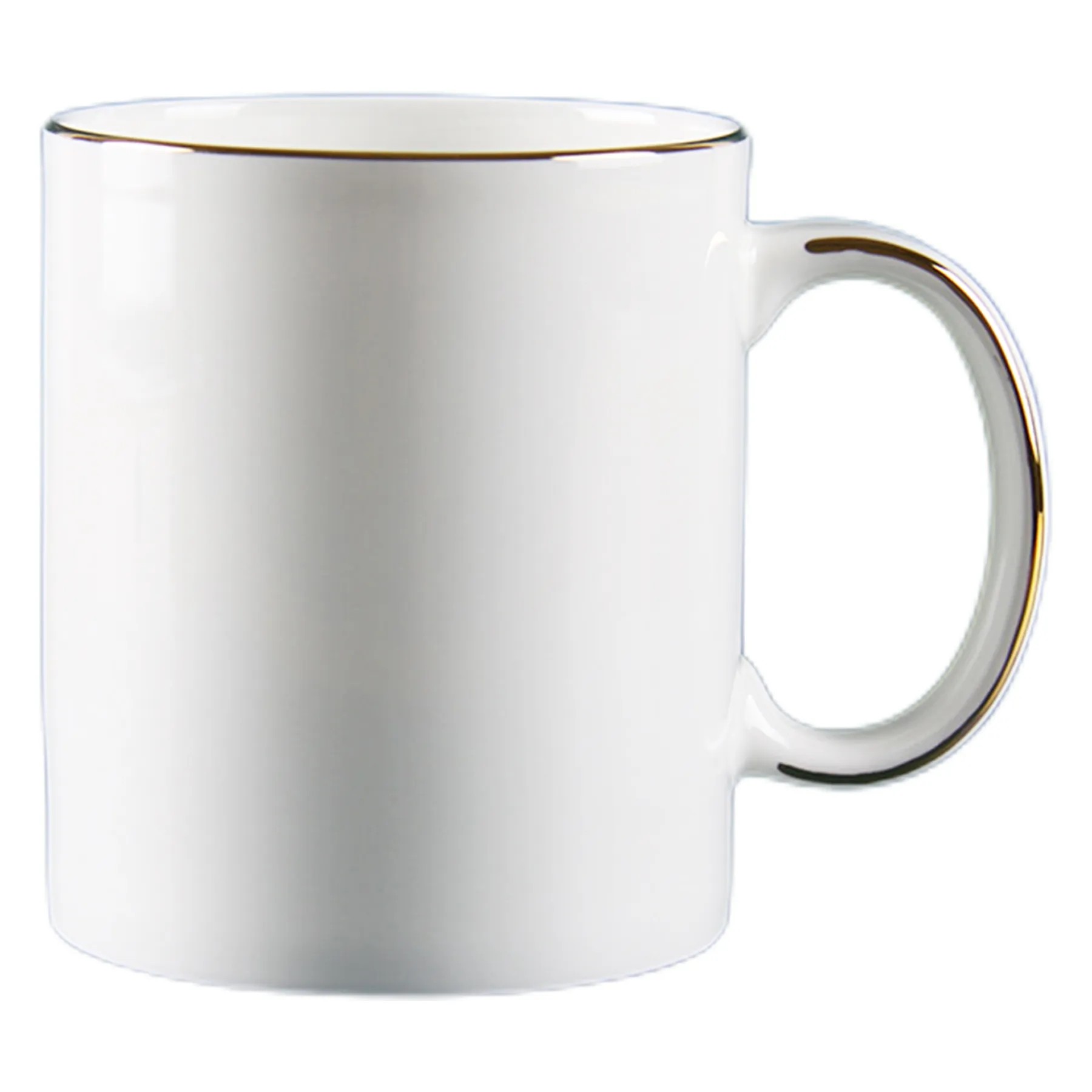 12Oz Gold-Rimmed Bone China Mug 3