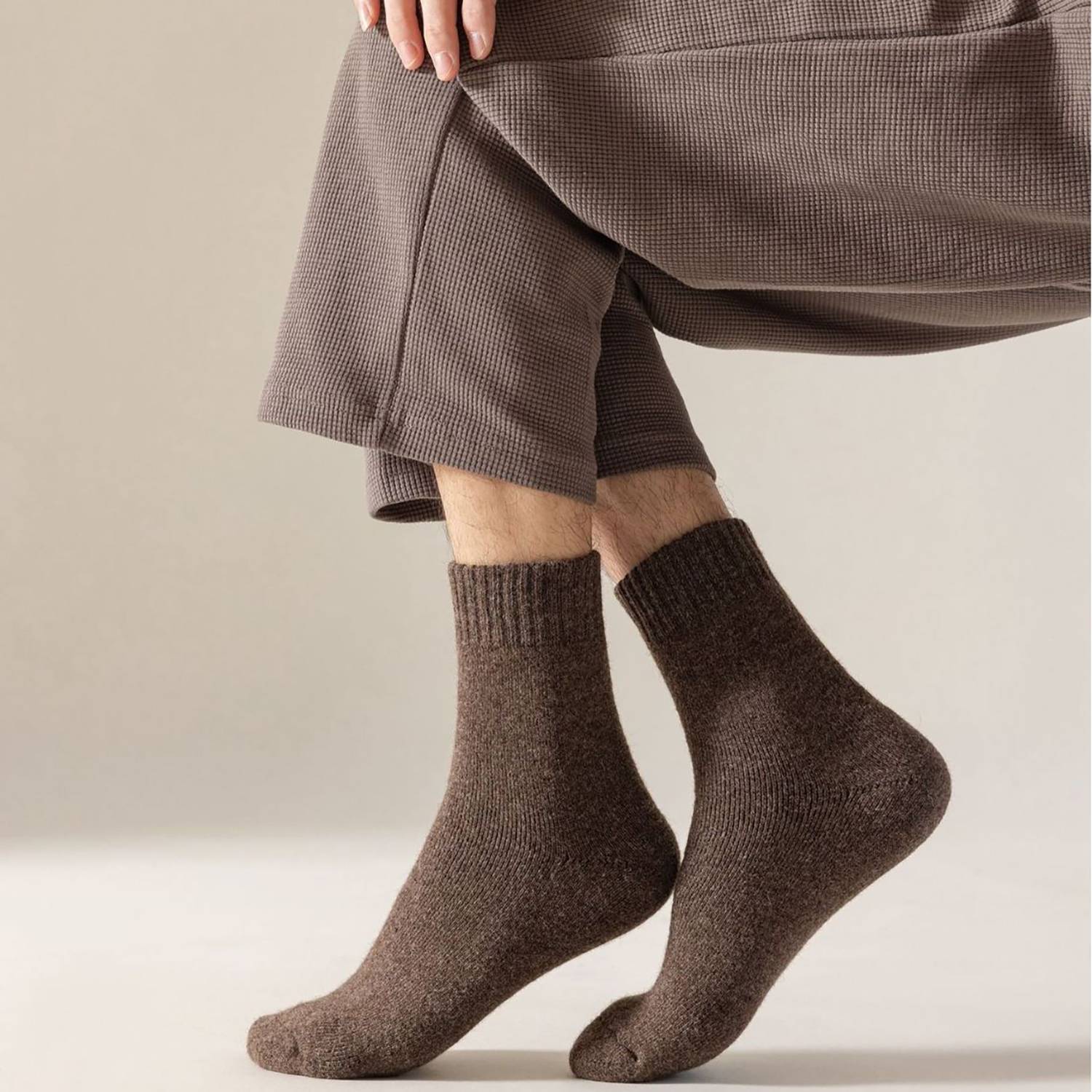 Unisex Winter Warm Sweat-Absorbing Wool Socks 4