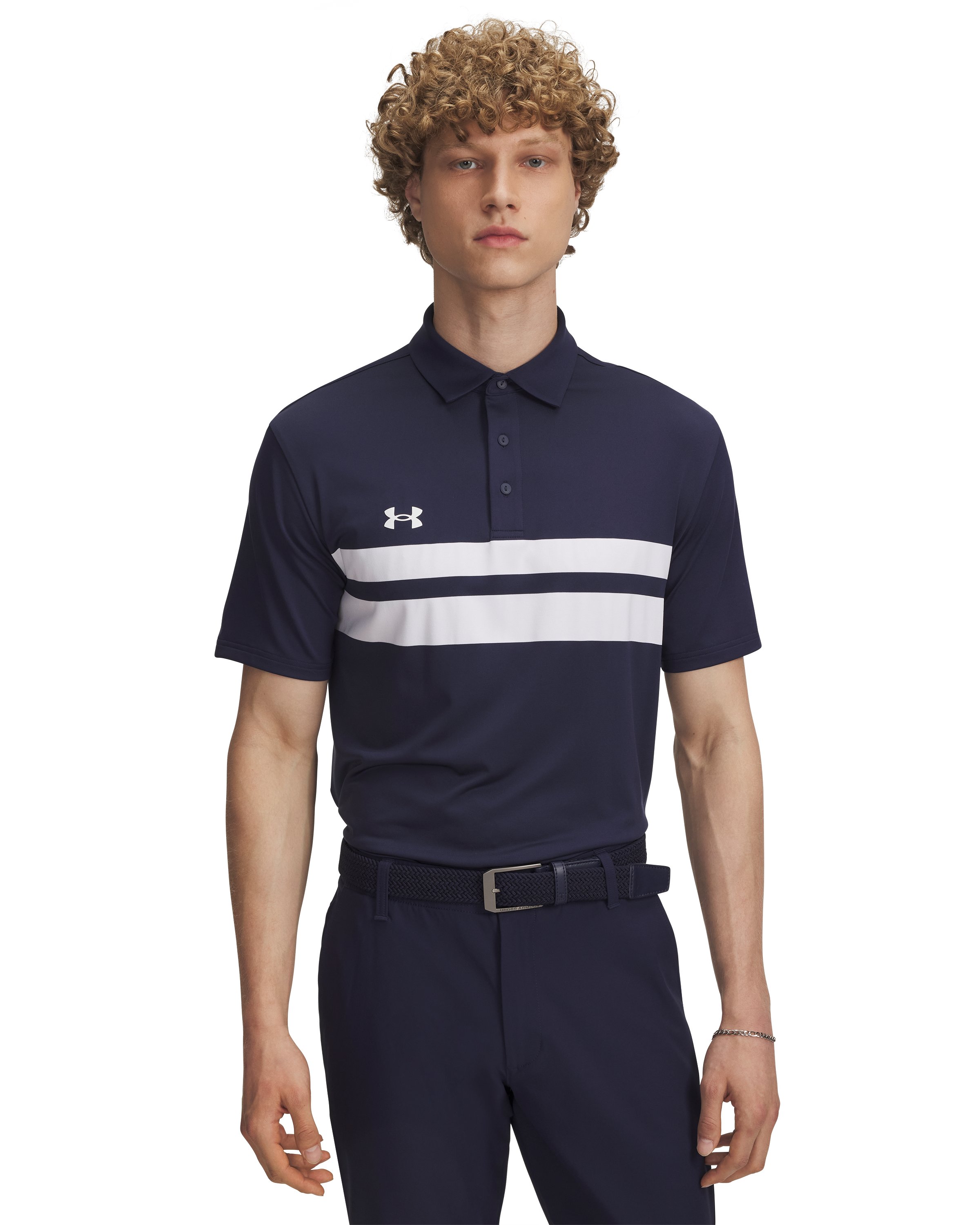 UA Drive Team Dual Stripe Men's Polo 11