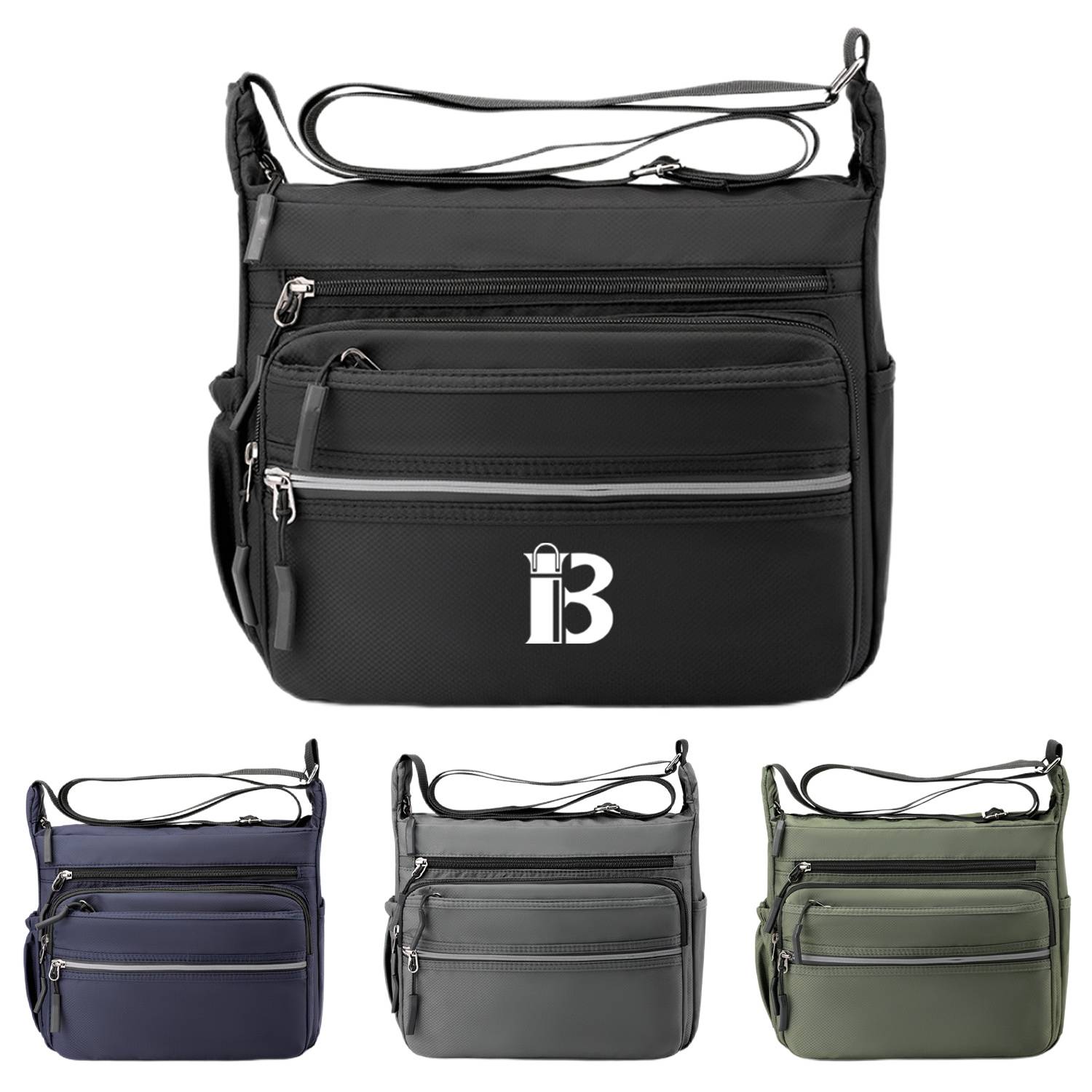 Men's Outdoor Nylon Travel Leisure Shoulder Crossbody Bag 3