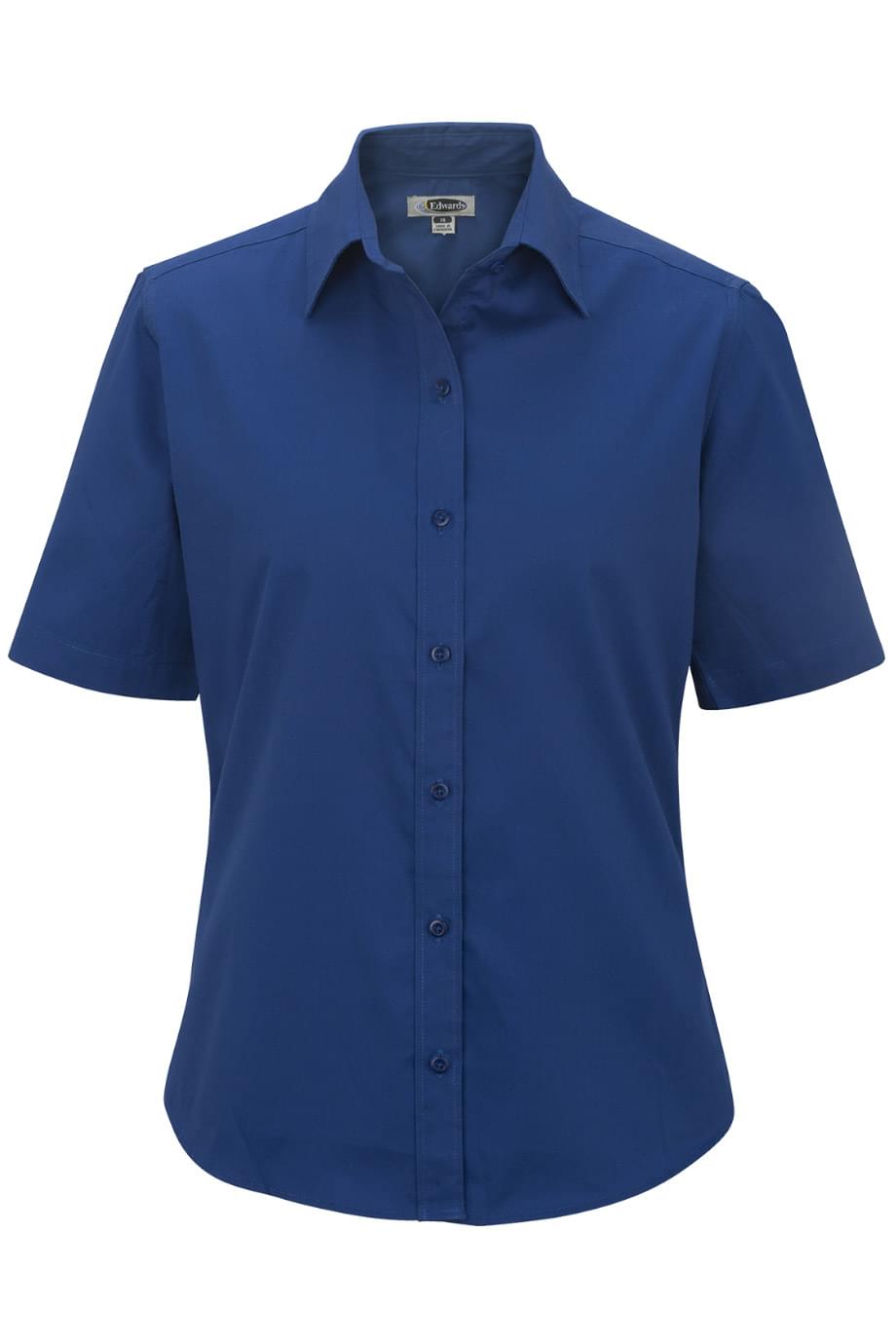 Ladies Cottonplus Short Sleeve Twill Shirt 5