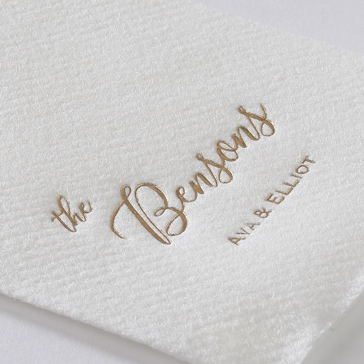 Personally Your Own Premium Guest Towel w/uncoined Edge (White) 3
