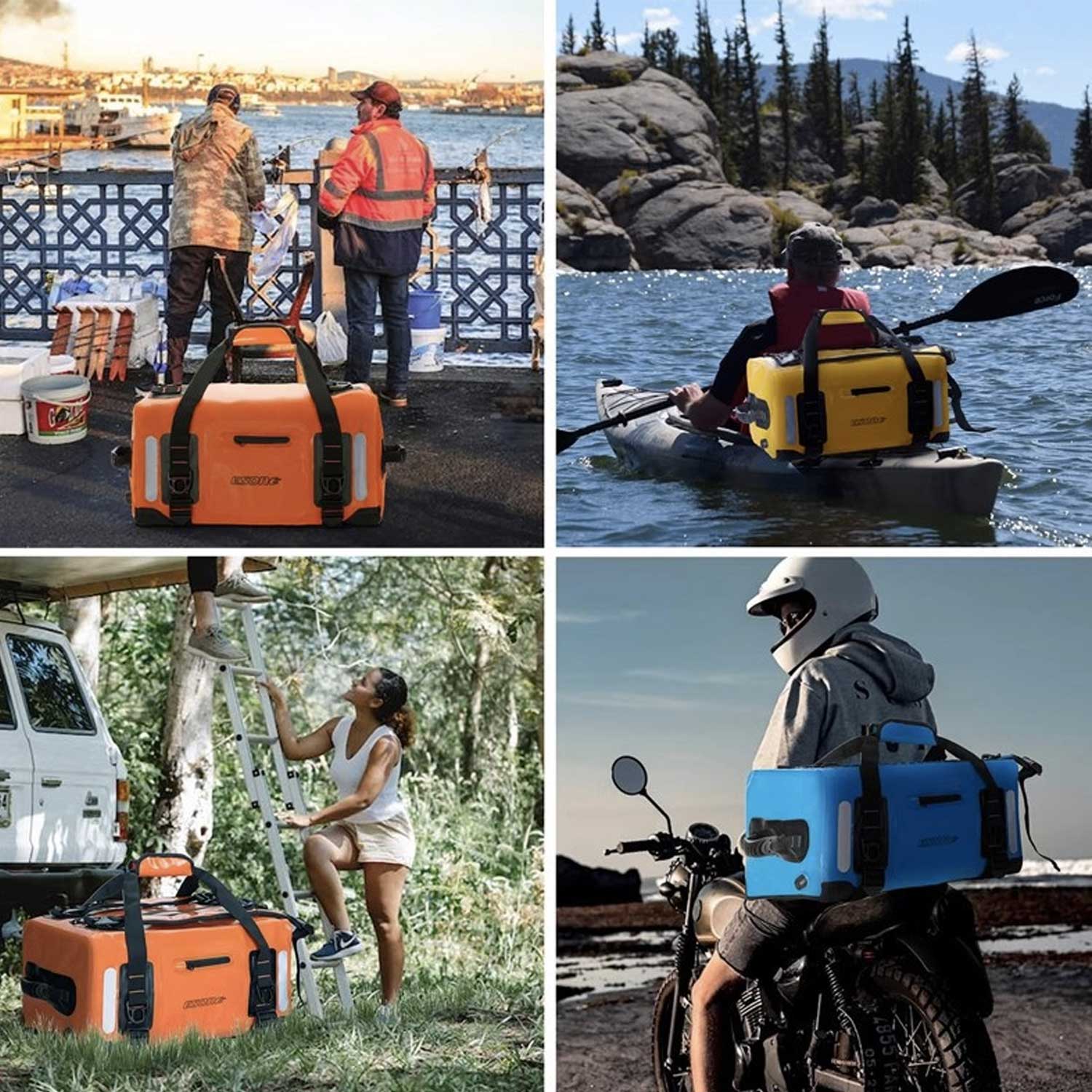 Motorcycle Waterproof Tail Bag - Rider's Touring Luggage 5