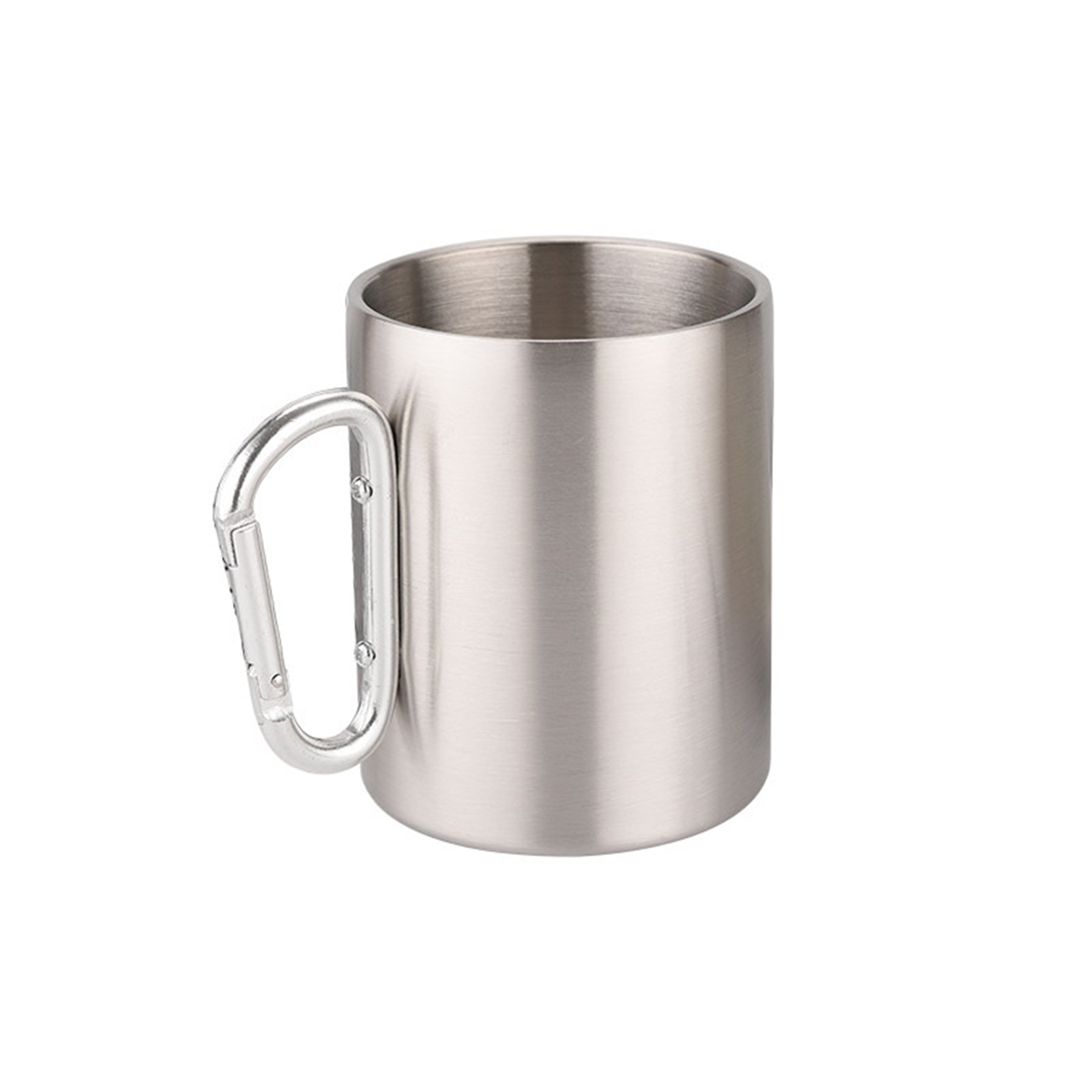 300ml Outdoor Stainless Steel Mug Cup with Carabiner 2