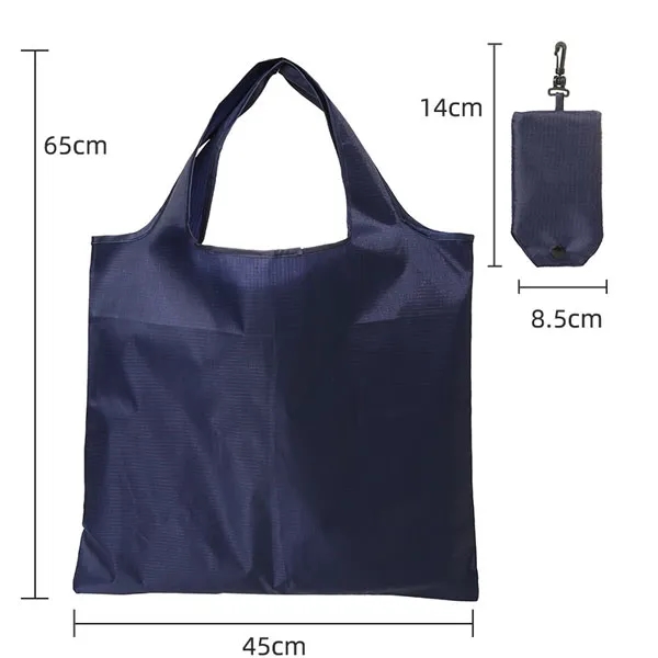 Large Santorini Foldaway Shopping Tote Bag - 210D Polyester 3