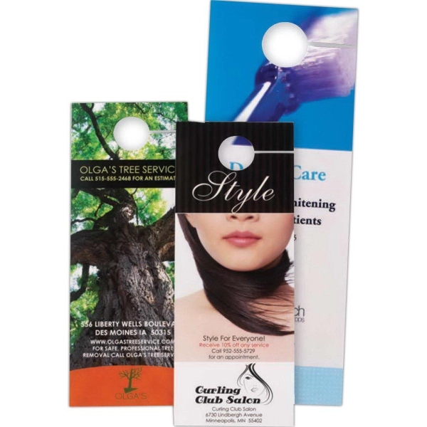 Doorknob Hanger - Full Color Front, Blank Back 4
