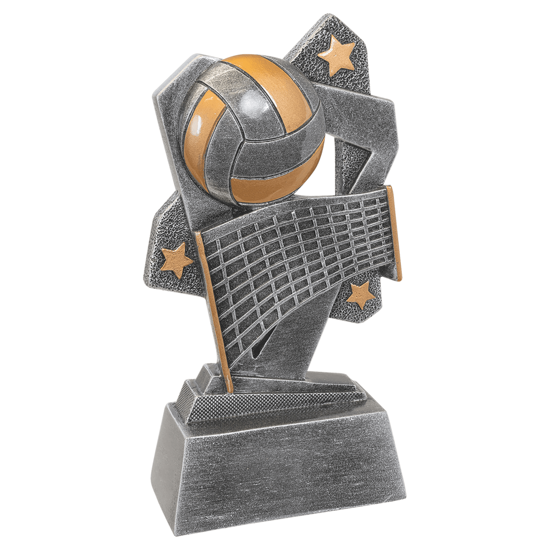 6-1/2" Tall Volleyball Triumph Resin 2