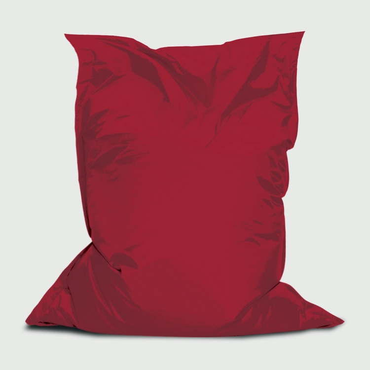 Branded Bean™ Bag Chair, Stock Red with Ultimate Pebbles Chair - 4.4'W x 5'H 1