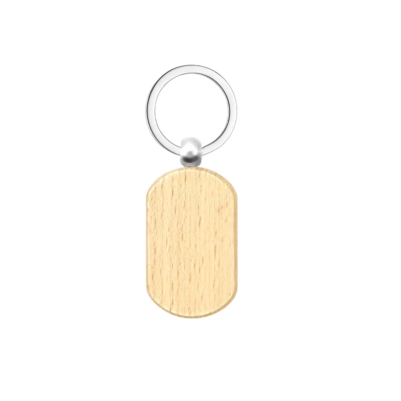 Durable Beech Wood Keychain for Everyday Use 13
