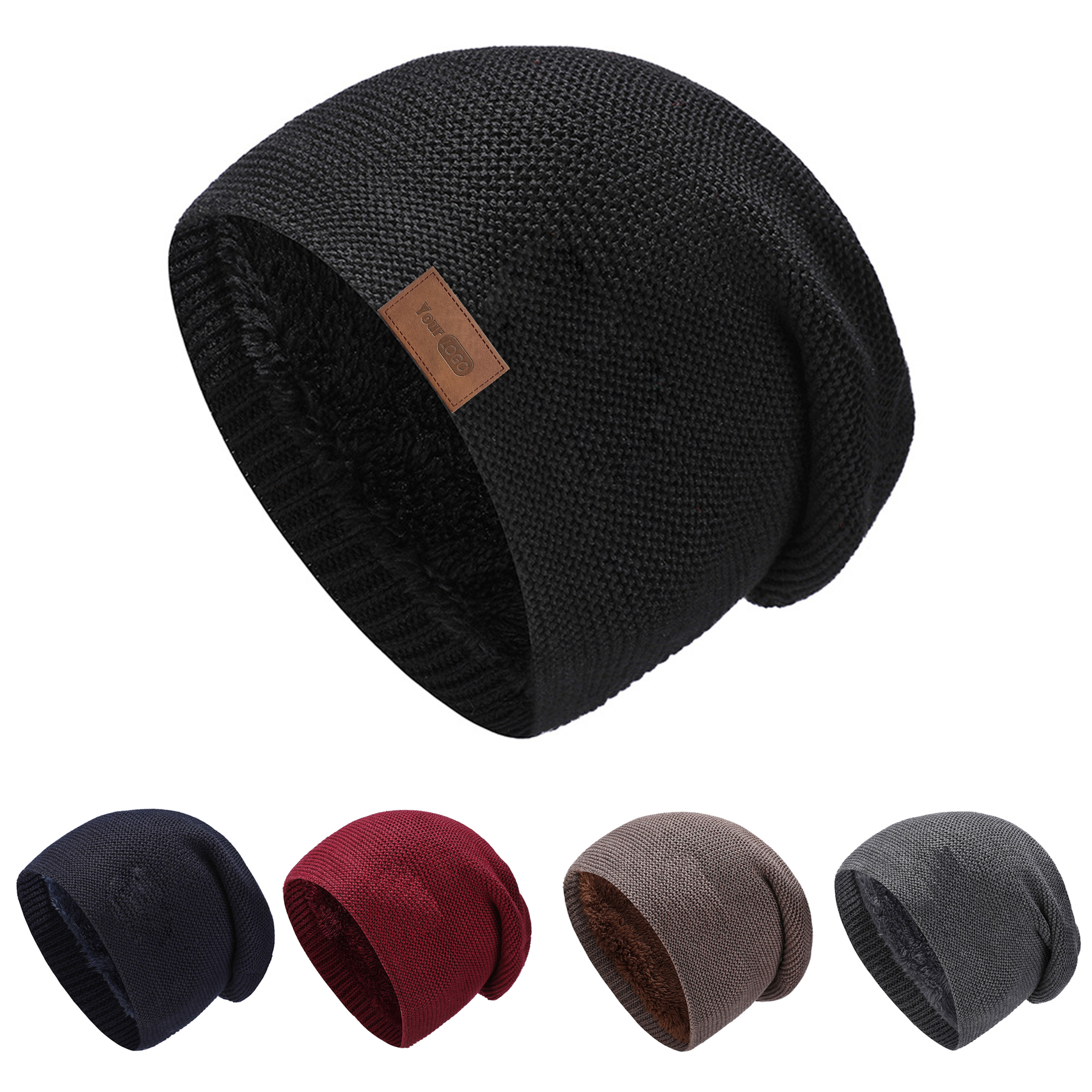 Fleece and thickened warm ear protection cap 8